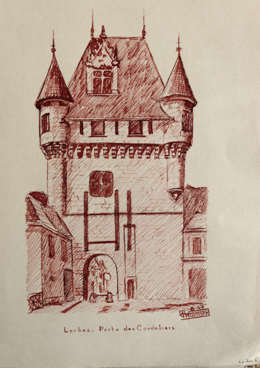 Porte des Cordeliers à Loches